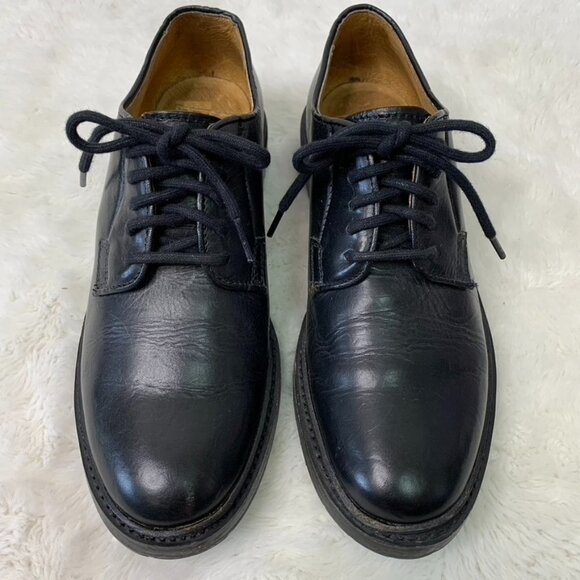 Frye 4001 Men\'s James Oxford Leather Lace up Dress Black Shoes Size 6B main image 12